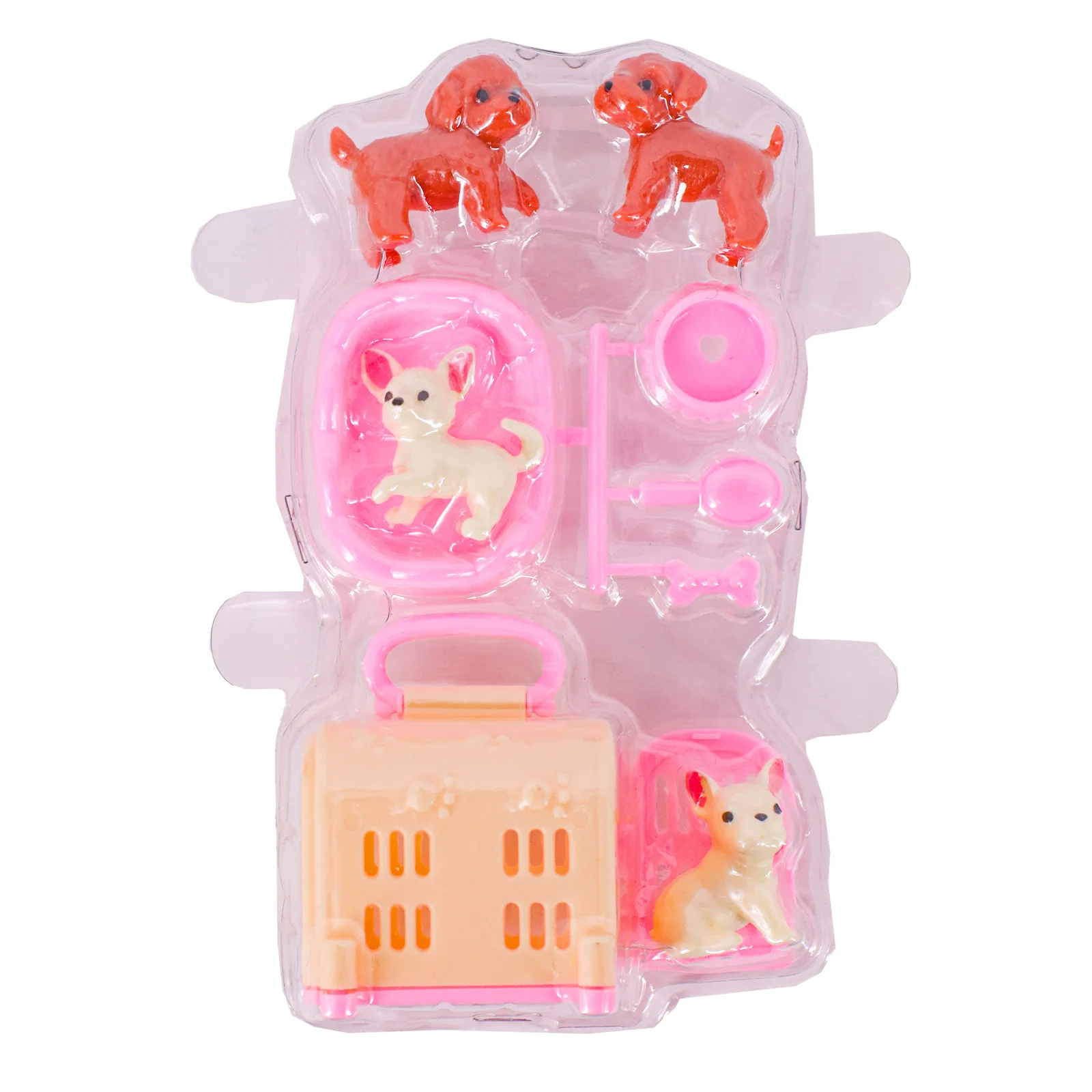 Doll Cat Climbing Frame Dog Cage Tableware Accessories Blister Set Accessories For Barbiees&BJD Doll Toys Blister Accessories images - 6