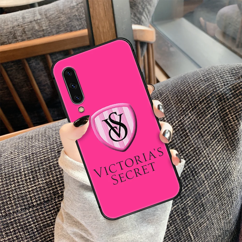 

Victoria VS love Pink Phone Case Cover For Samsung Galaxy A10 A11 A20 E A21 A30 A40 A50 A51 A70 A71 A81 S Black Shell Fashion