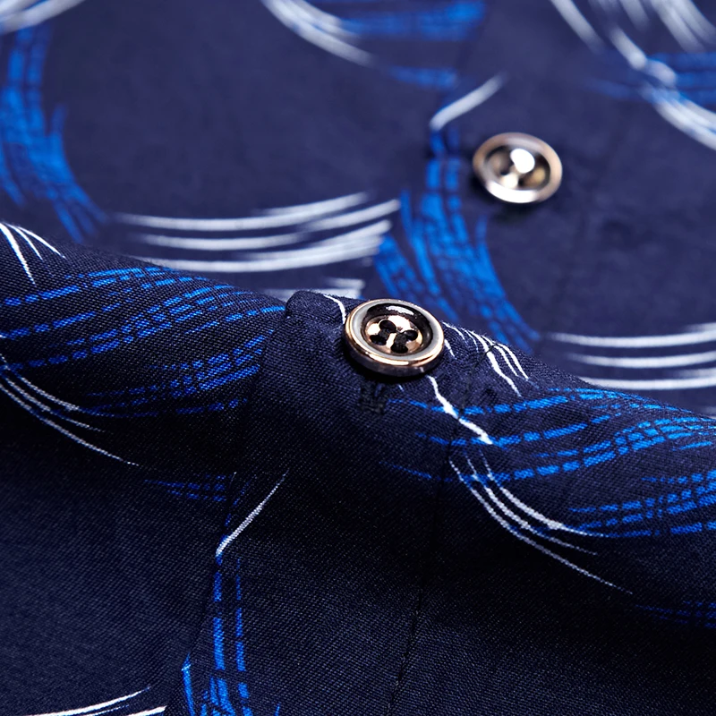 

2021 New Long Sleeve Men Social Shirt Spring Streetwear Casual Striped Shirts Dress Mens Slim Regular Fit Clothes Fashions 4134