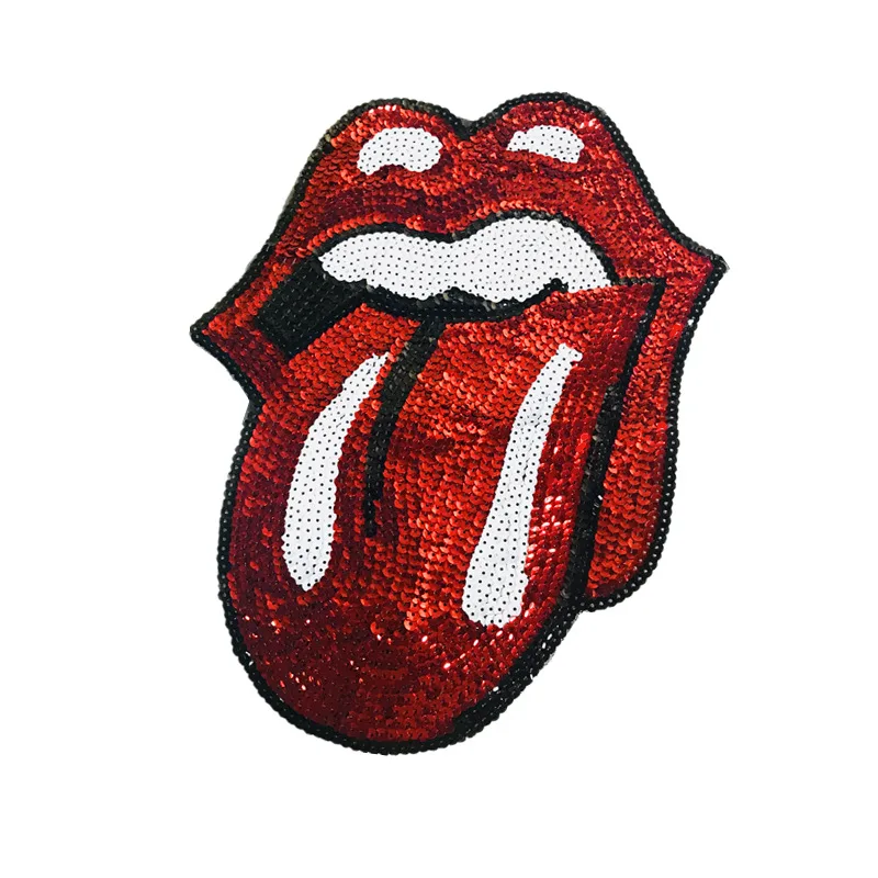 Для компьютеризированной вышивальной большой нашивка с изображением рта портом