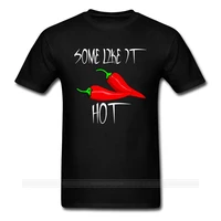 one yona red pepper chili t shirt men some like it hot top quality organic cotton black fashion t shirts for adult youth tees