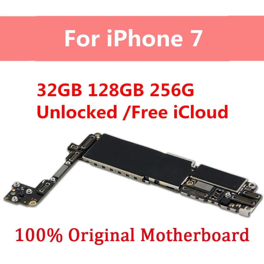 Материнская плата для iphone 7 32 ГБ/128 ГБ/256 ГБ без распознавания отпечатков пальцев