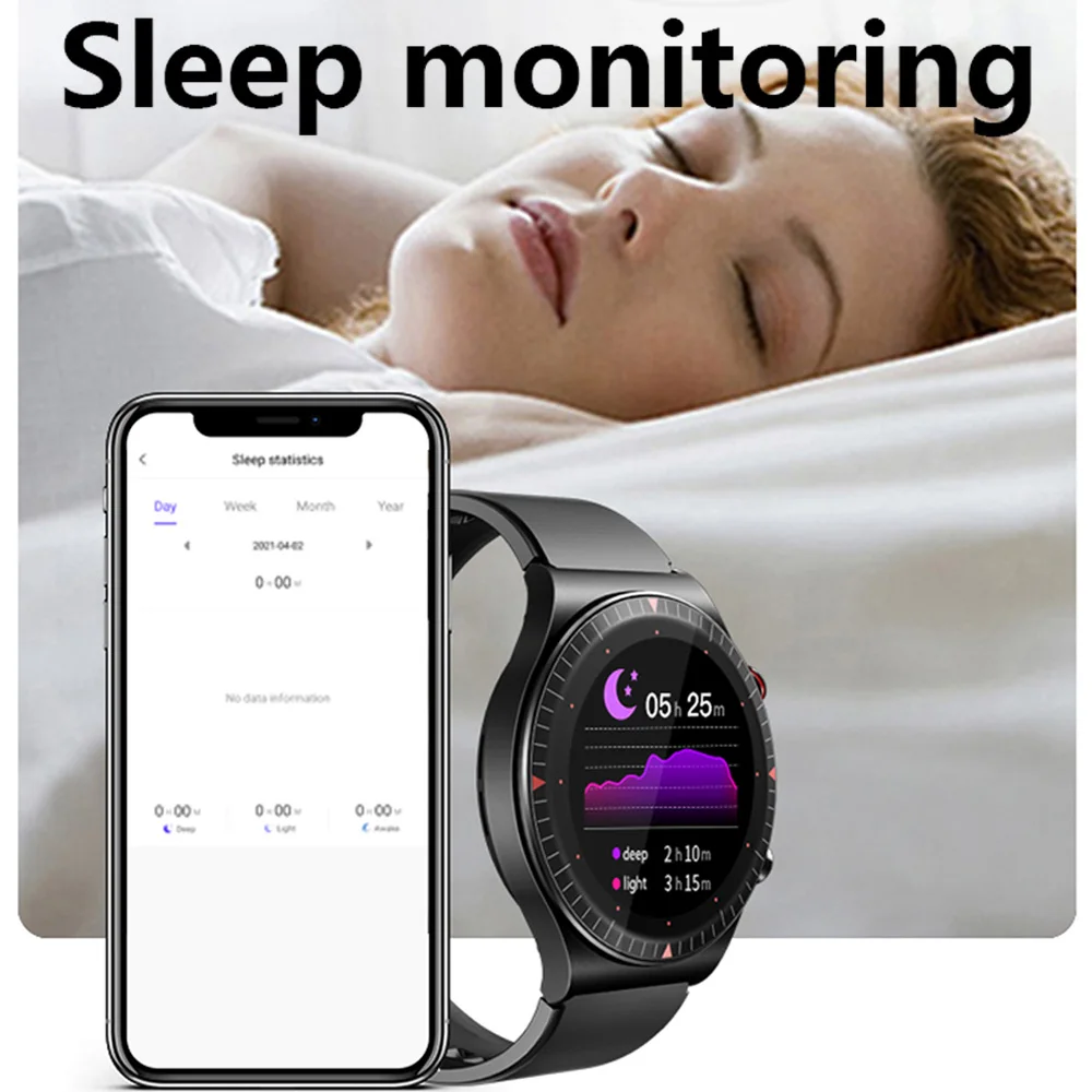 

New Smart Watch Men 4G Memory Music Bluetooth Call TWS Headset Full Touch Recording T_7 Smartwatch Multi-Mode Sports