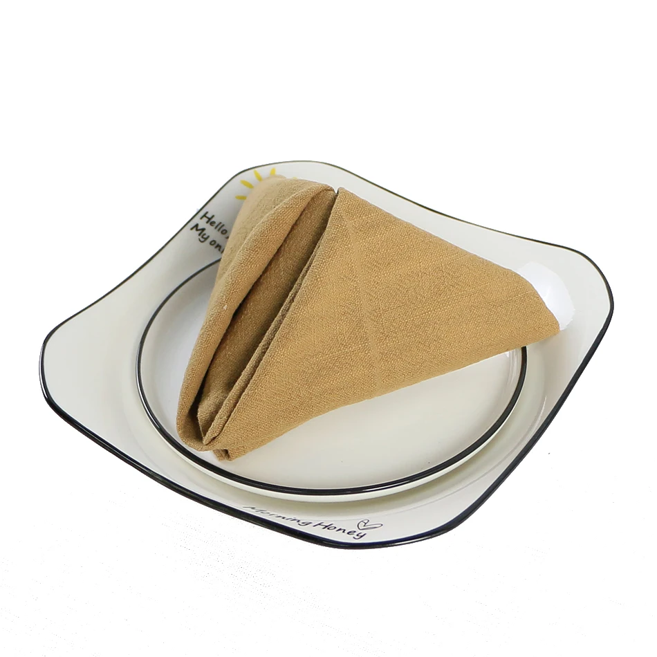 30x45 см тканевые салфетки из смеси конопли тарелки японский стиль многоразовый