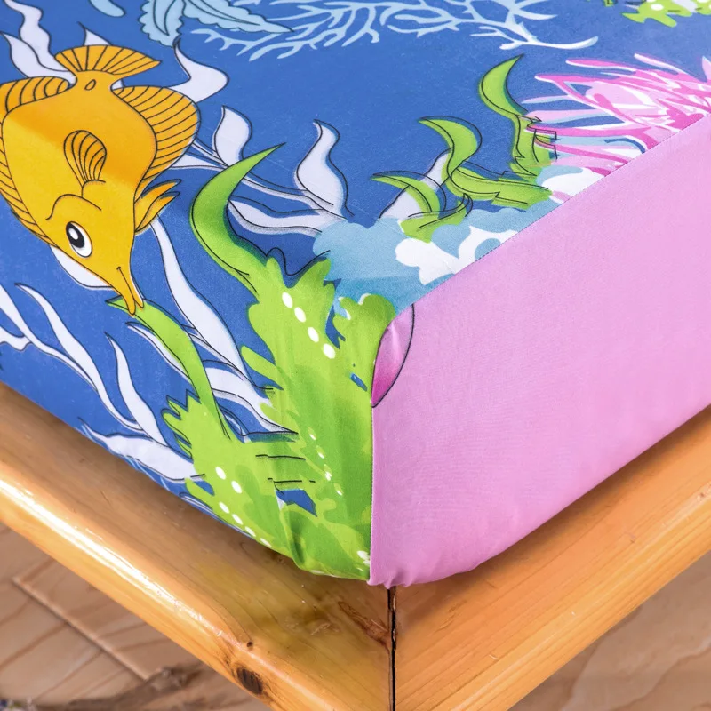 Водонепроницаемый наматрасник из полиэстера натяжная простыня верхний слой