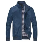 Мужская куртка-бомбер, Осень-зима 2021, приталенные повседневные куртки с воротником-стойкой, брендовая одежда, ветровка