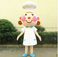 the cooker girl mascot costume adult halloween party outfits supermarket advertising foam costumes free shipping