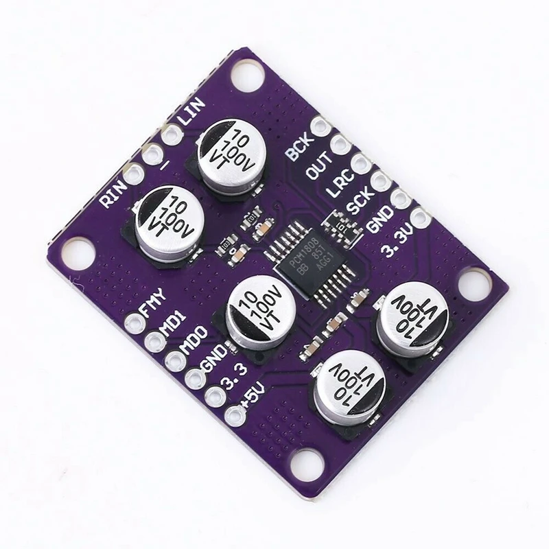 24Bit усилитель Pcm1808 аудио стерео Adc односторонний аналоговый плеер декодер плата