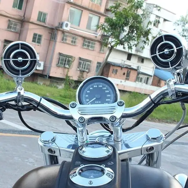 Водонепроницаемый MP3-плеер для мотоцикла Bluetooth-колонка с алюминиевым корпусом 12 В