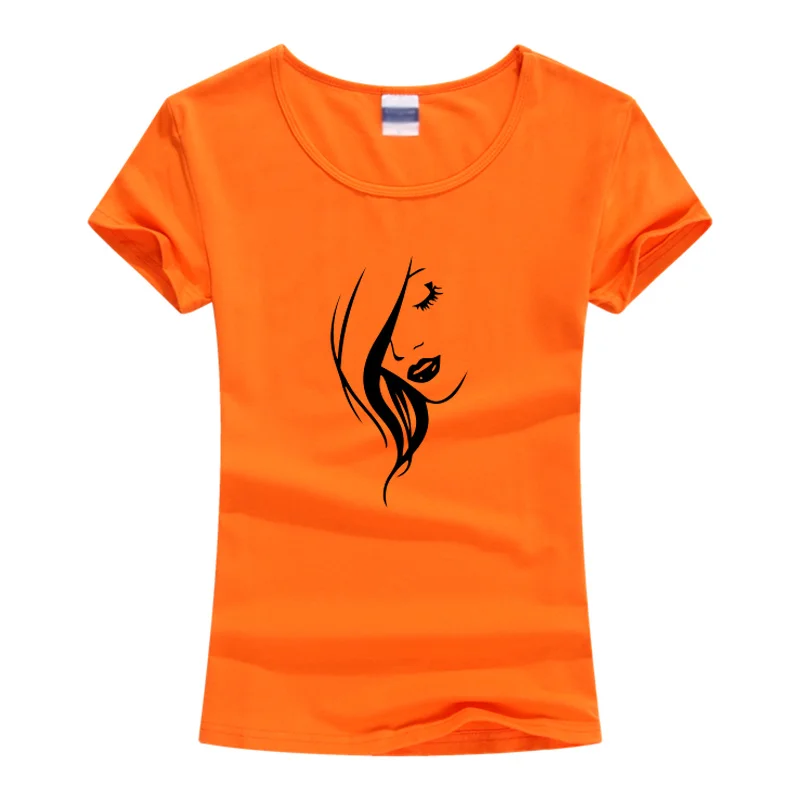 Новинка 2019 летняя футболка для салона красоты женские хлопковые топы