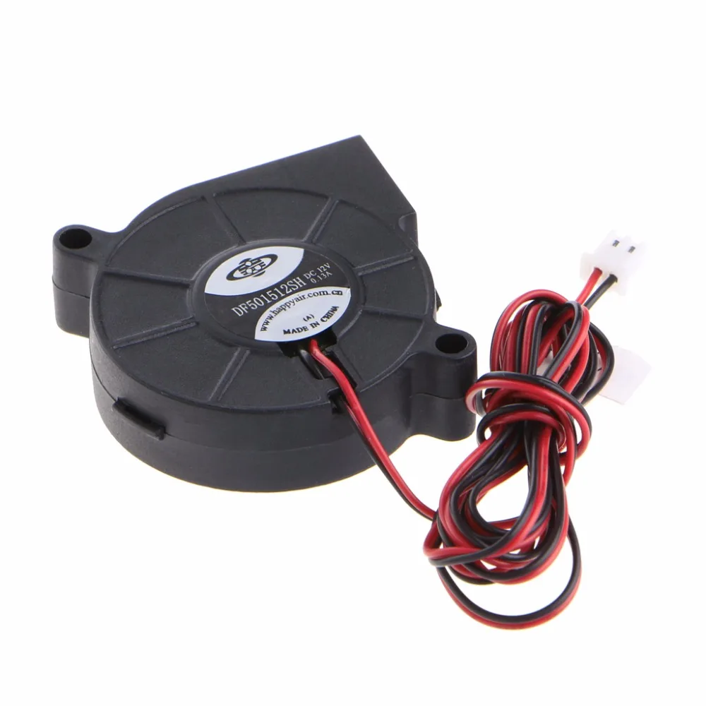 1Pc 12V DC 50mm Blow Radial Cooling Fan Hotend Extruder For 3D Printer-T4ME | Компьютеры и офис