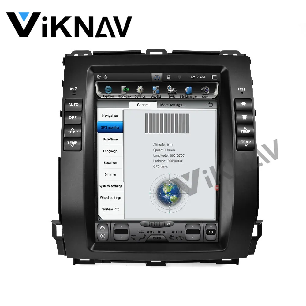 Для lexus gx470 для toyota land cruiser prado 120 2002-2006 2007 2008 2009 android Авторадио автомобильное радио gps