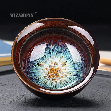 1 шт.! Посуда для напитков WIZAMONY китайская фарфоровая чайная чаша Jianzhan чайный