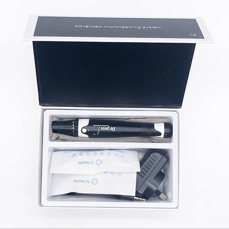Профессиональный моторизованный мезо машина Ultima Dr. pen A7 Электрический Дерма прокатки инструмент для иглы картридж питательная эссенция импорт