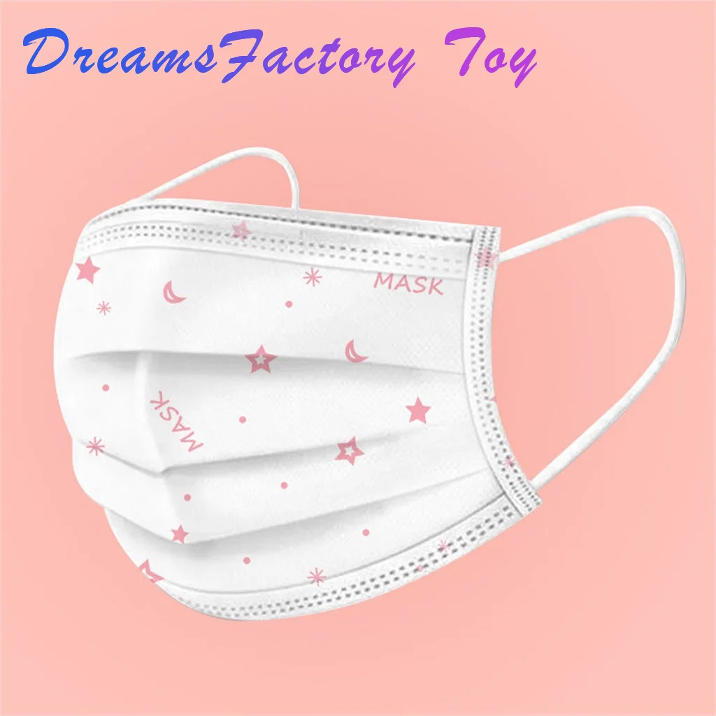 

10/100 шт., Одноразовые Дышащие маски для лица