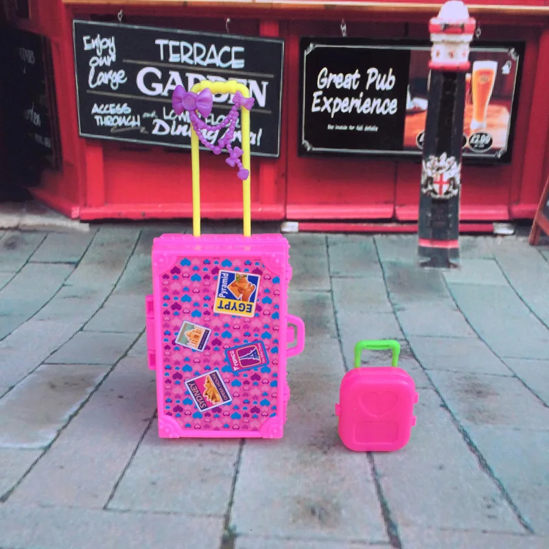 

house exquisite toy Doll Sweet House Exquisite Gift Accessories Luggage And Suitcases Girls Play Toys Fashion Plastic 2020
