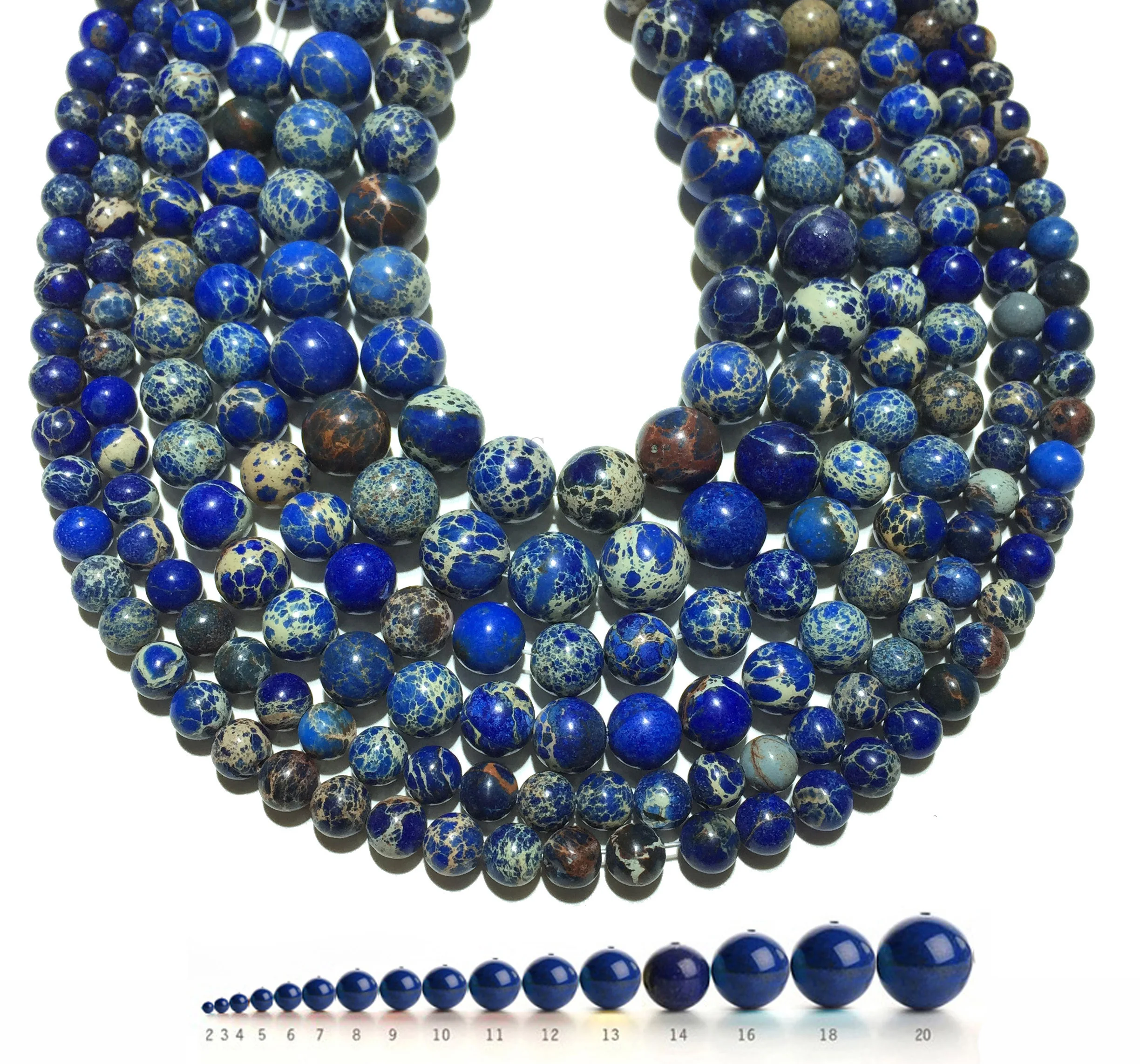 Натуральные Синие Бриллианты гладкие круглые бусины россыпью камень размером 4 6