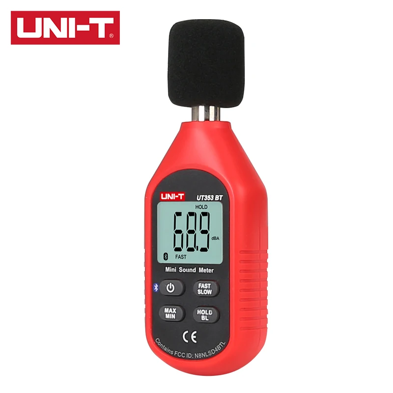 

UNI-T UT353BT Mini Noise TesterMiniature Condenser Microphone Sensing Technology Band pass Technology Network Design