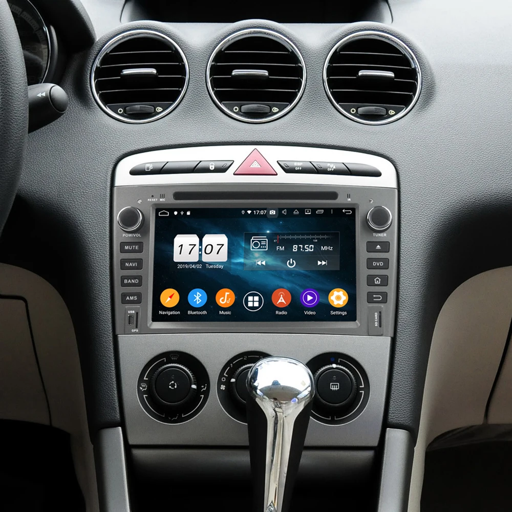 Автомагнитола Owtosin мультимедийный видеоплеер навигация GPS Android 9 0 для Peugeot 408 308 308SW