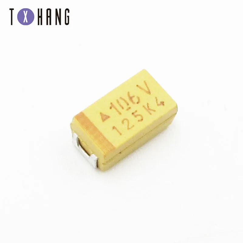 10 шт. C6032 типа C Тантал конденсатор SMD 6032 чип мкФ 35V AHS diy Электроника|Конденсаторы| |