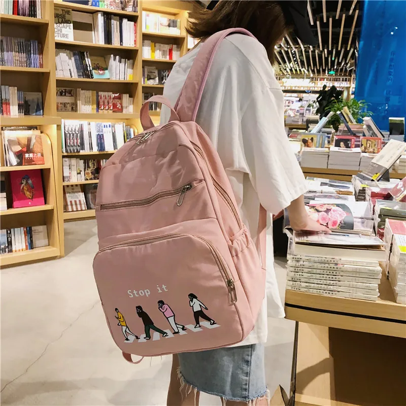 Водонепроницаемый нейлоновый рюкзак Menghuo для женщин дорожные сумки с