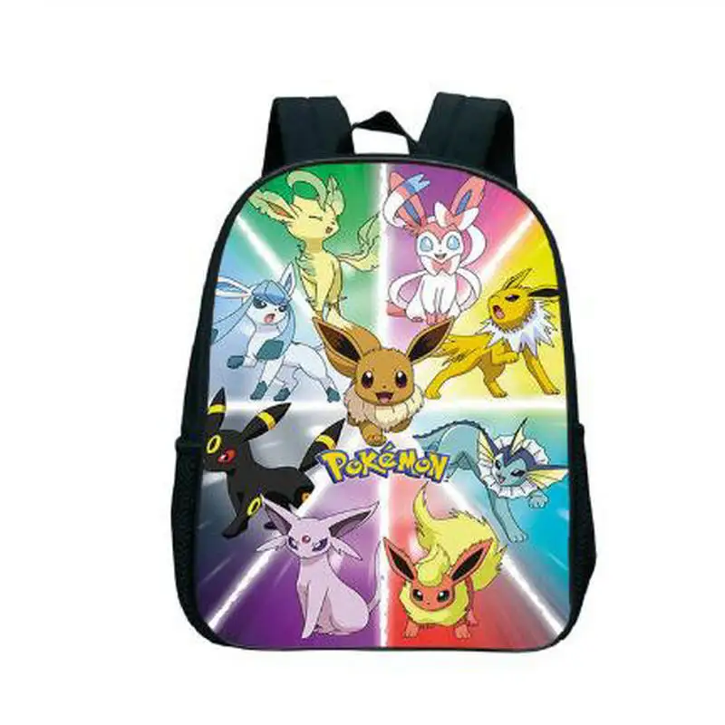 Pokemon Greninja рюкзак для мальчиков и девочек школьные сумки детского сада Пикачу Eevee