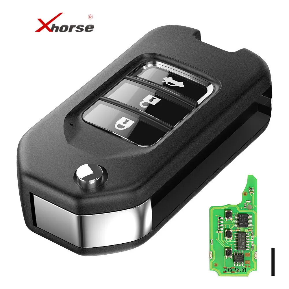 

Беспроводной универсальный пульт дистанционного управления XHORSE для Honda ТИП XNHO00EN, 3 кнопки с ретранслятором NXP для VVDI2/VVDI, 10 шт./партия