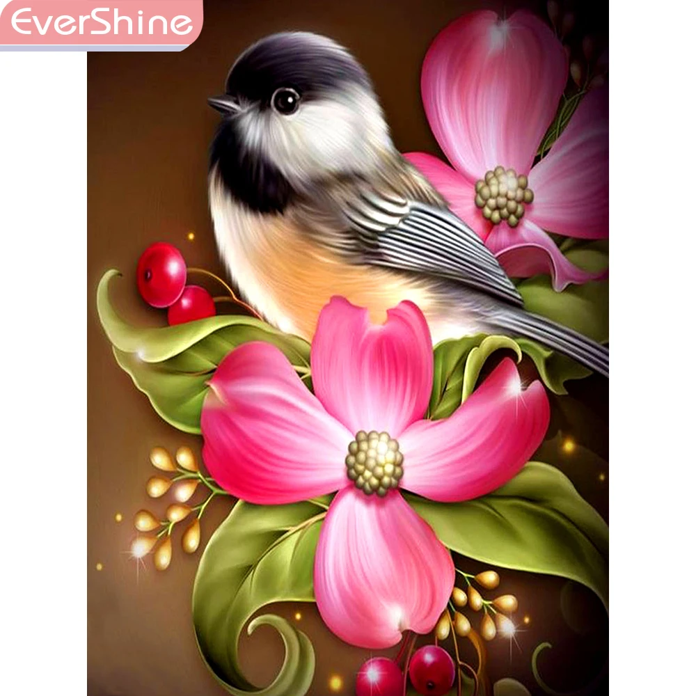 EverShine алмазная мозаика полная выкладка вышивка бисером цветы картины стразами