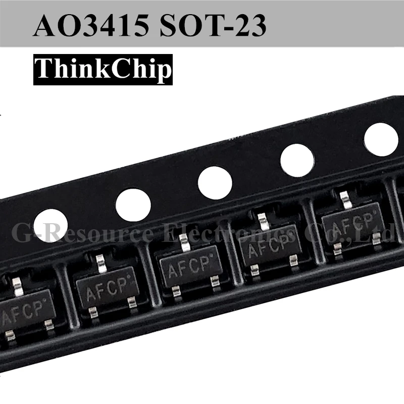 (50 шт.) транзистор с полевым эффектом AO3415 SOT-23 3415 SMD (маркировка AFCP) P-Channel MOS-FET (50 шт.) транзистор с полевым эффектом AO3415 SOT-23 3415 SMD (маркировка AFCP) P-Channel MOS-FET