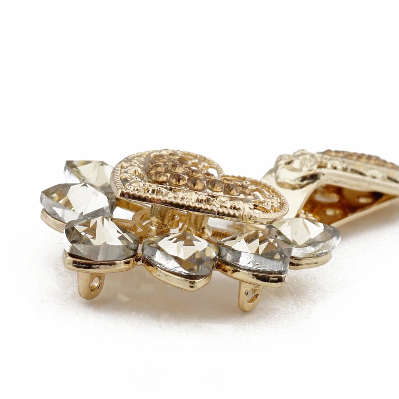 1 шт. набор шнеков из сплава с пряжкой утиного клюва швейные пуговицы со стразами