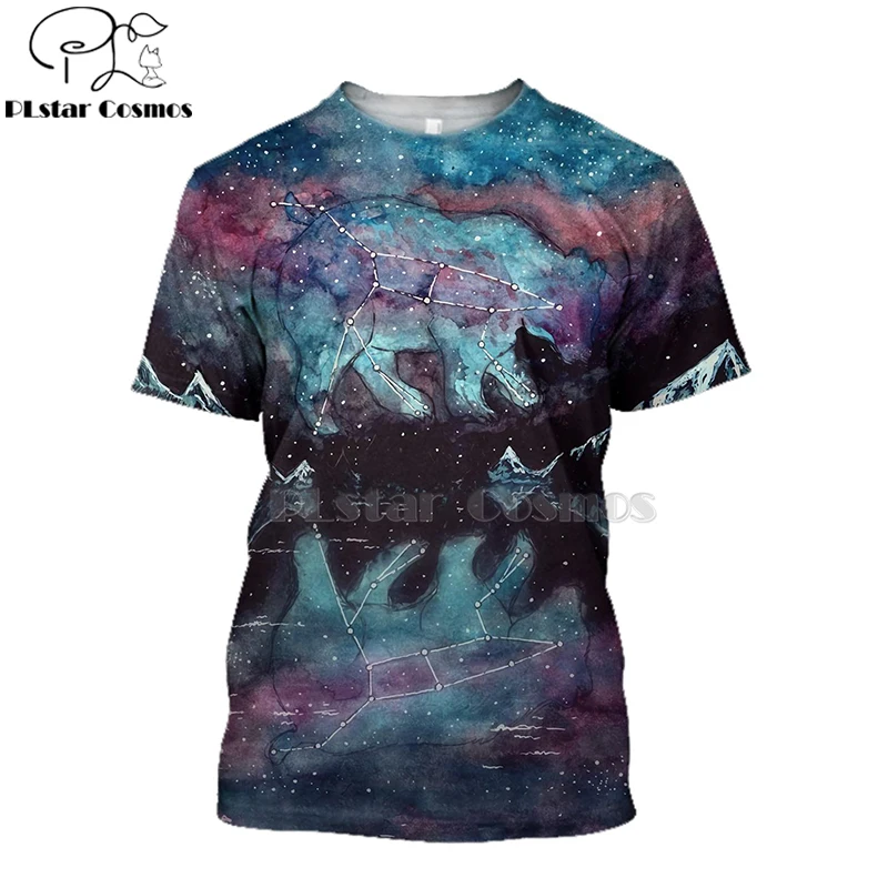 men for women 3D Printed t shirts bear hunting t-shirt tees shorts sleeve Apparel big black Bow hip hop summer style-2 | Мужская одежда
