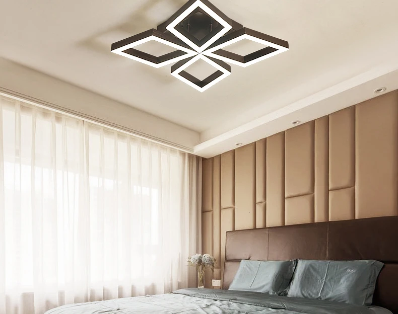 Chandelierrec AC85-265V Домашнее освещение потолочный светильник Современные светодиодные потолочные лампы для гостиной спальни низкие потолки lampara de techo
