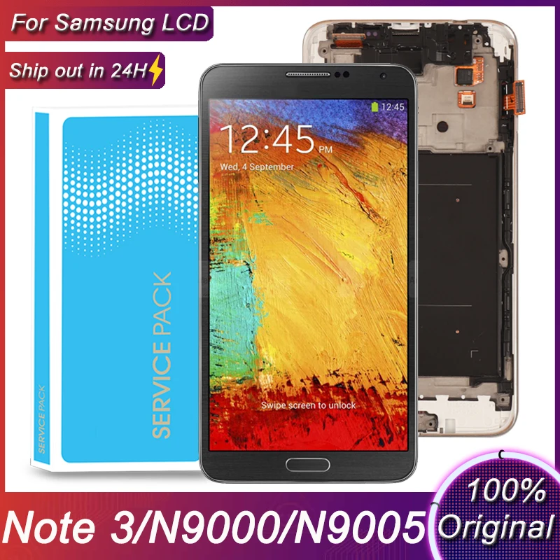 SUPER AMOLED 5 7 ''ЖК-дисплей для SAMSUNG Galaxy Note3 сенсорный экран Note 3 N9005 N900 ЖК-дисплей