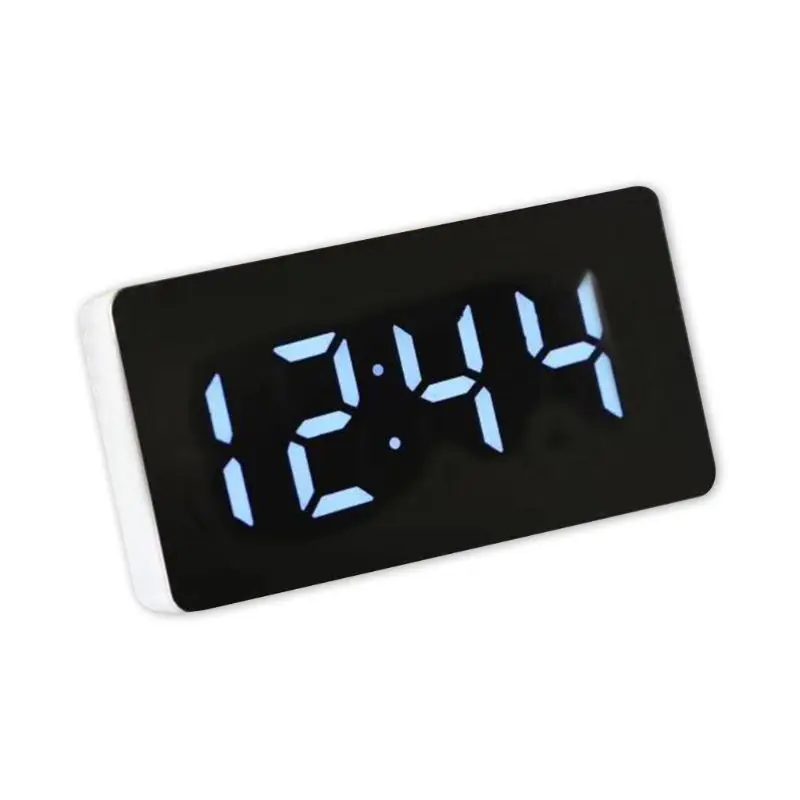 2022 New LED Mirror Clock Electronic Alarm with Time/Calendar/Temperature | Компьютеры и офис