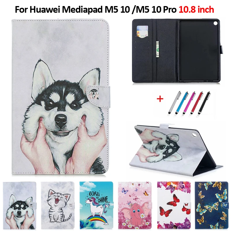 Чехол для планшета Huawei MediaPad M5 диагональю 10 8 дюйма Женский/W09/W19 кожаный чехол с