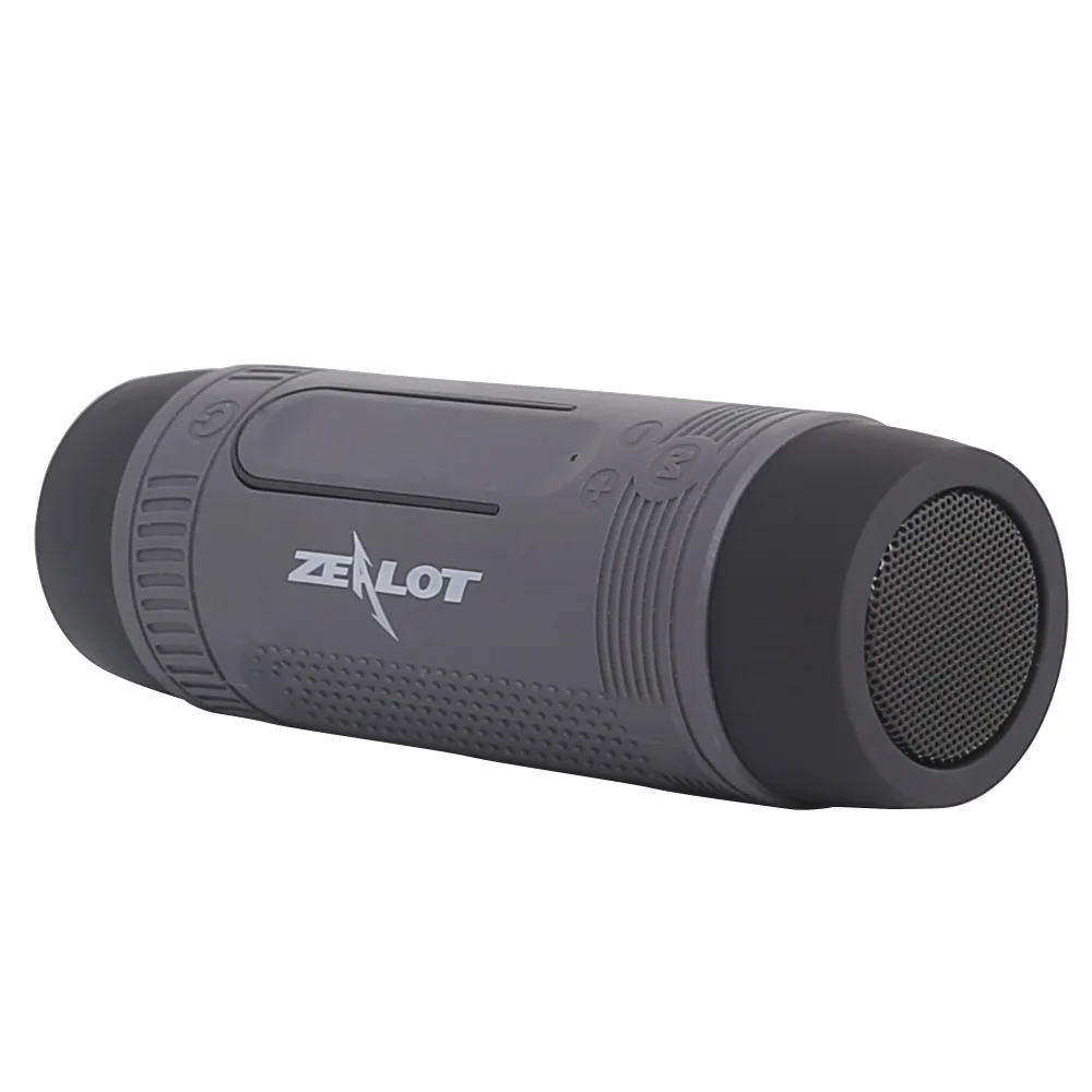 ZEALOT S1 bluetooth-колонка s IP55 водонепроницаемая звуковая коробка светодиодный