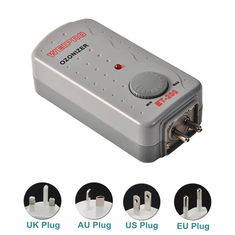 220V Регулируемый воздушный генератор озона для аквариума Аквариум Озонатор, озоновый стерилизатор стерилизации используется с воздушным насосом или Флотатор