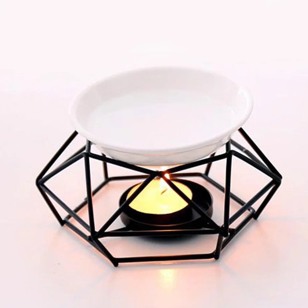 Горелка для эфирных масел железного ремесла 12x8 см подсвечник ароматерапии