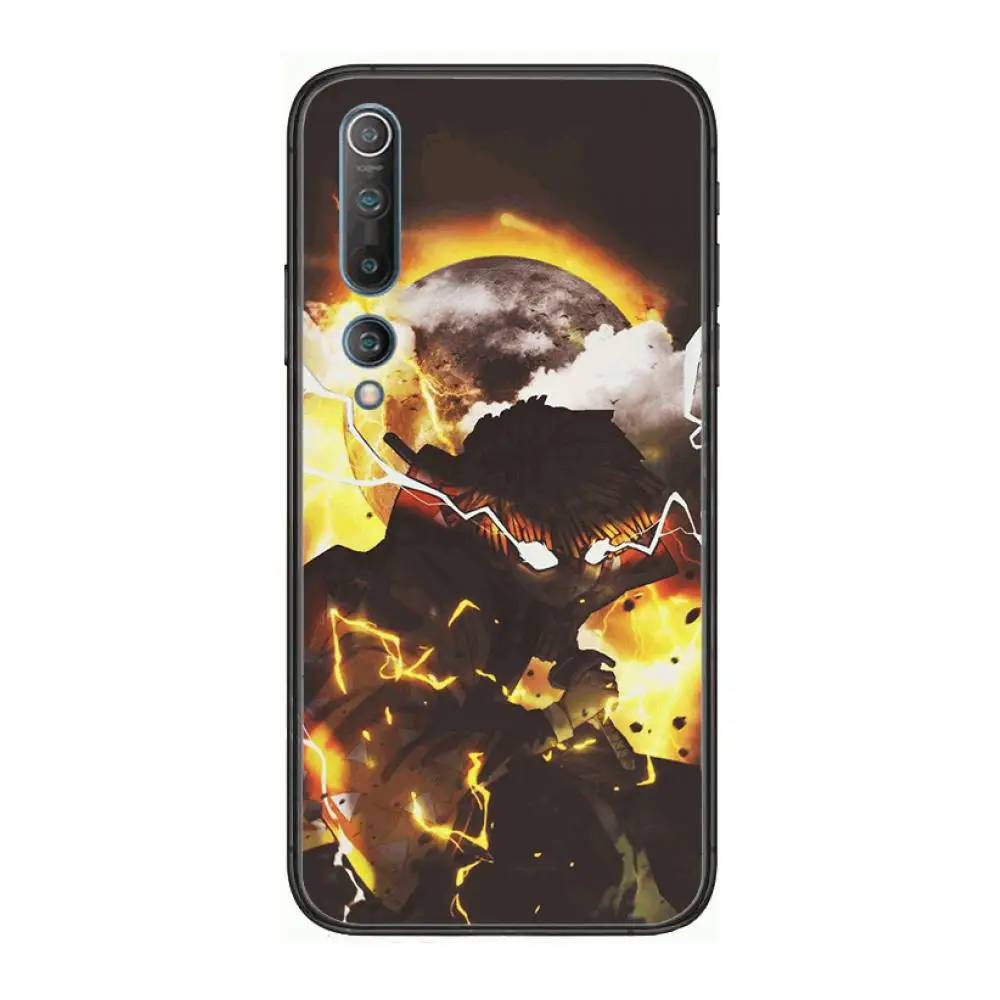

Anime Demon Slayer Case for Phone Case For xiaomi mi11 5g 10 liti Ultra 9Pro SE 3 8 Note Anime Black Cover Silicone Back Pretty
