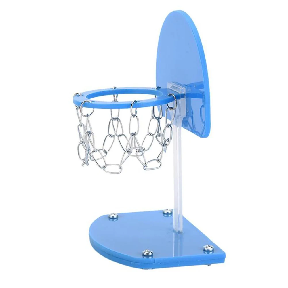

1pc Bird Intellective Mini Basketball Rack Training Toy for Pet Parrot Parakeet Cockatiels Cage Toy Chew Bites Pet Supplies