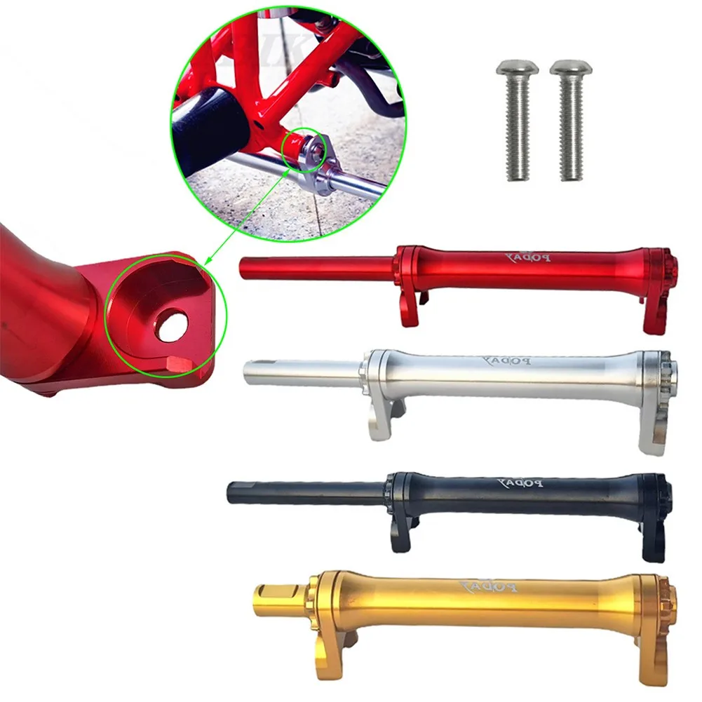 

CNC EZ Easy Wheel Extend Bar For Brompton 3Sixty Folding Bike Frame Easy Pulling Roll Extension Bike Easy Wheel Telescopic Rod