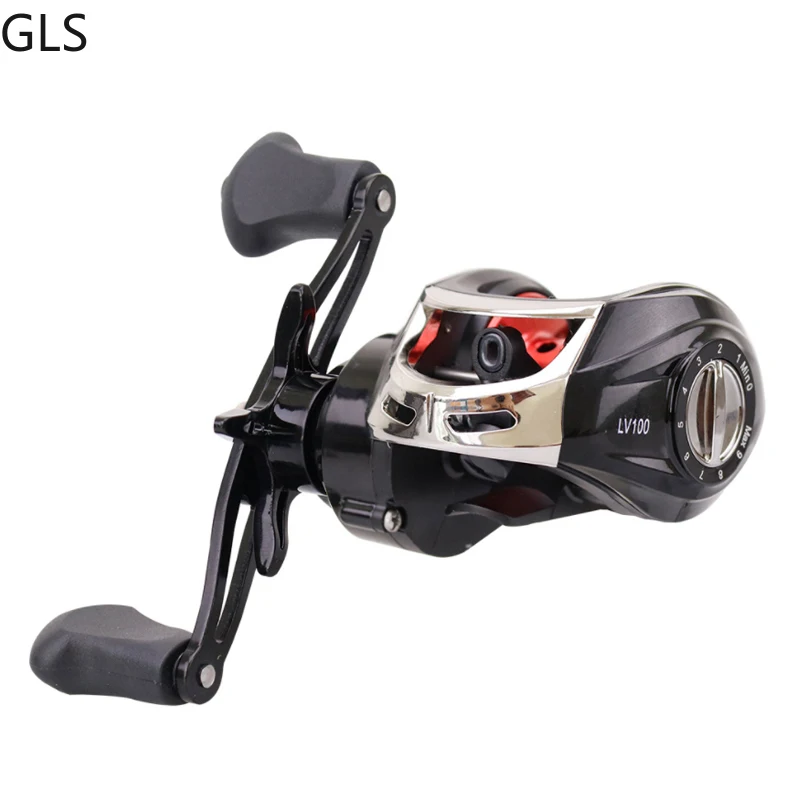 

18+1BB New Gear ratio 7.2:1 Right/Left Handed Baitcasting Reel Magnetic Brake System Max Drag 10kg Saltwater Fishing Coil