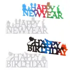 Счастливый Новый год с днем рождения Силиконовые эпоксидная смола, форма DIY ювелирные изделия делая инструменты