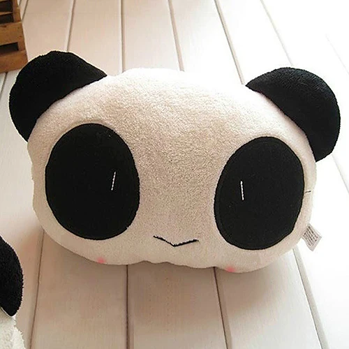 

Lovely Creative Panda Auto Car Neck Rest Support Cushion Adjustable bone Headrest Pillows Mat Pad Interior Accessories