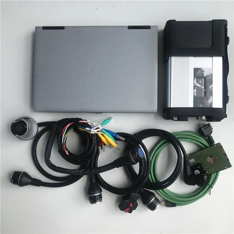 

DHL free MB Star C5 diagnostic tool SD Connect C5 for cars & trucks with software in 320G HDD support old car + D630 used Laptop