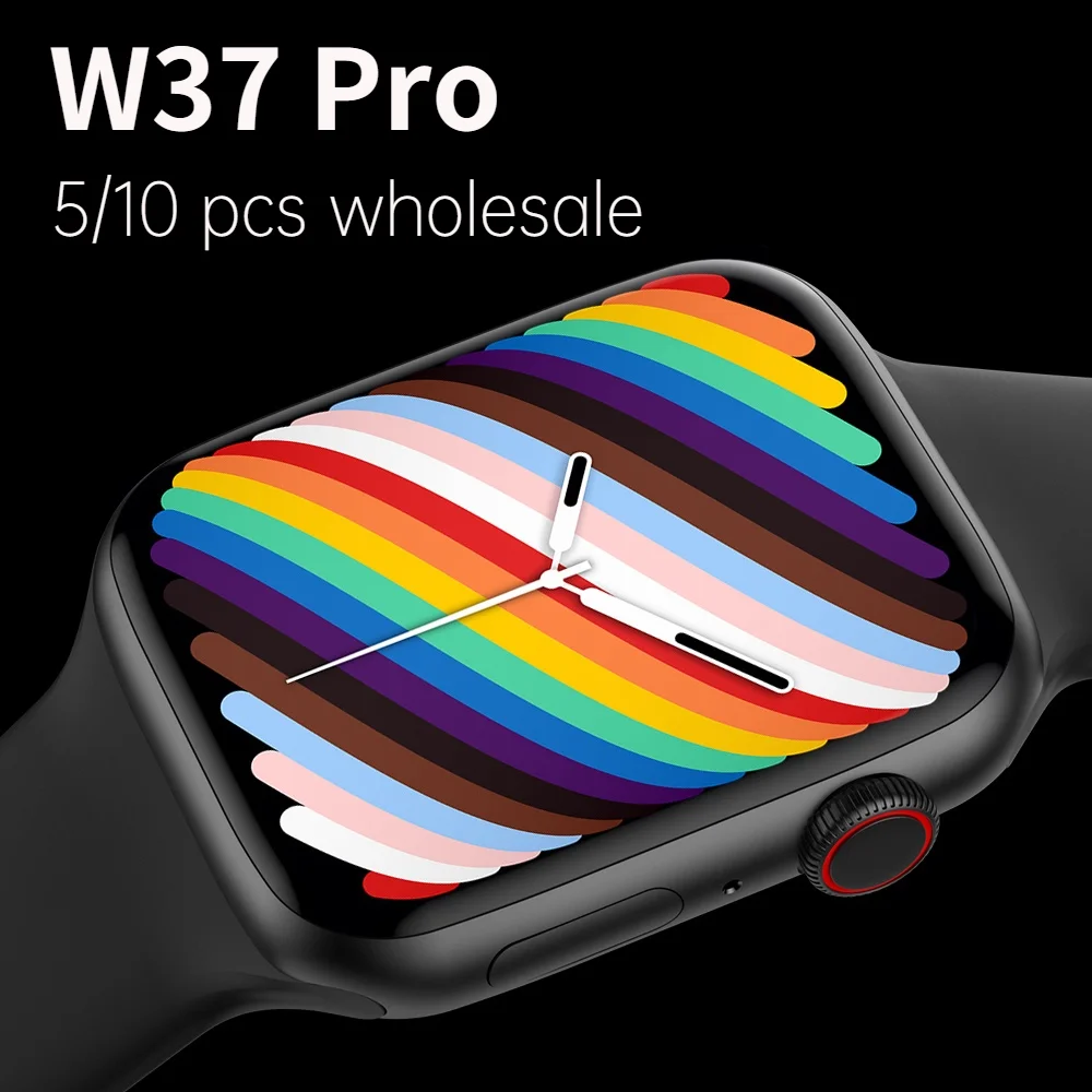 

W37-relgio inteligente srie 44 мм., Смарт-часы, совместимые с bluetooth e монитор, Частотный cardaca pk w26 iwo 13 w506.