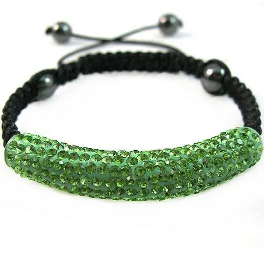 factory price New Arrival Mixed colour 8 pcs/lot Long Tube Bending Beads trendy crystal bracelet hr54 | Украшения и аксессуары