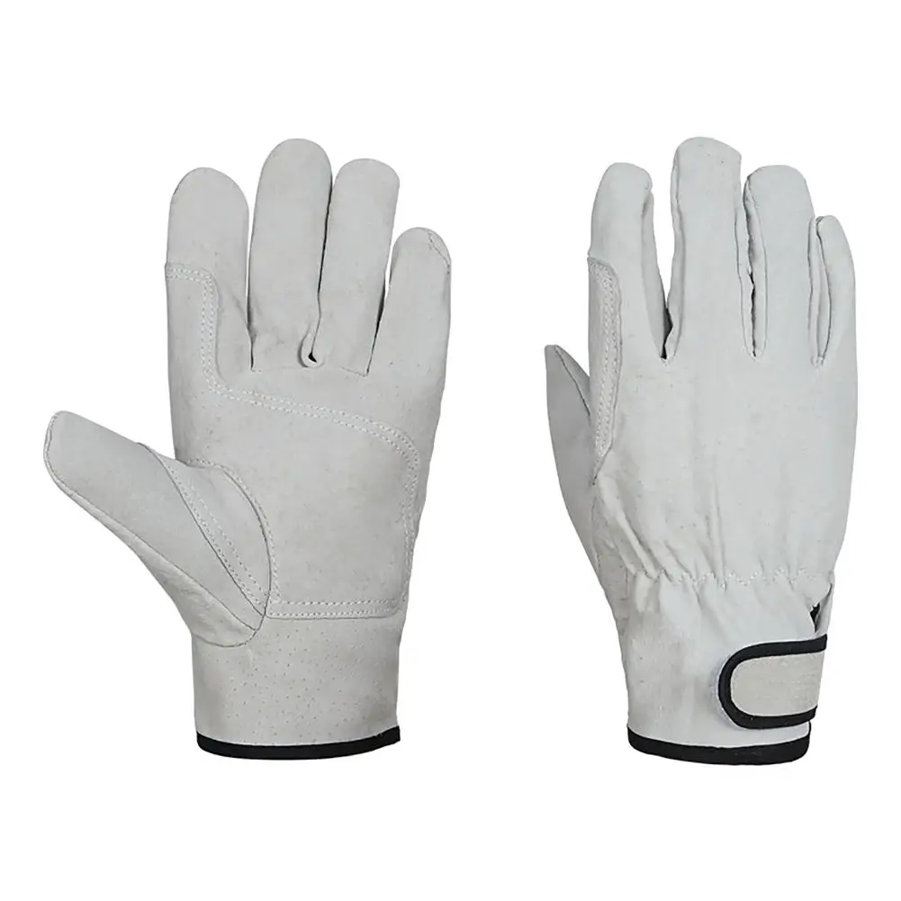 

Outdoor BBQ Gloves Two Layers Leather Fire Heat Resistant Kitchen Cooking Oven Mitts Anti Slip Hard Wearing Camping Accessories