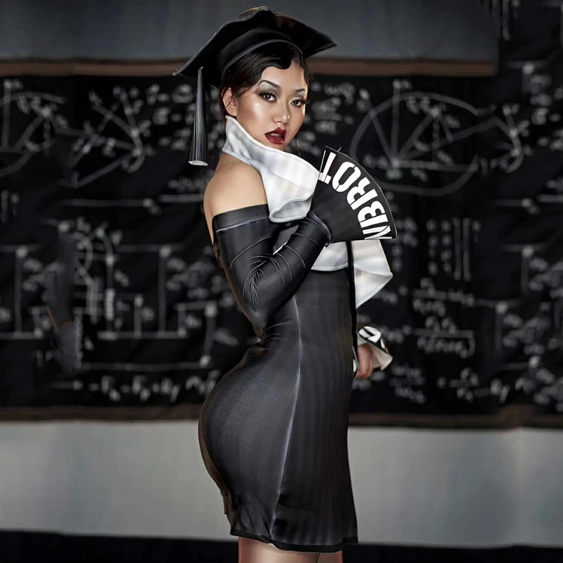 Танцевальный Костюм Gogo женское платье для ночного клуба косплей одежда