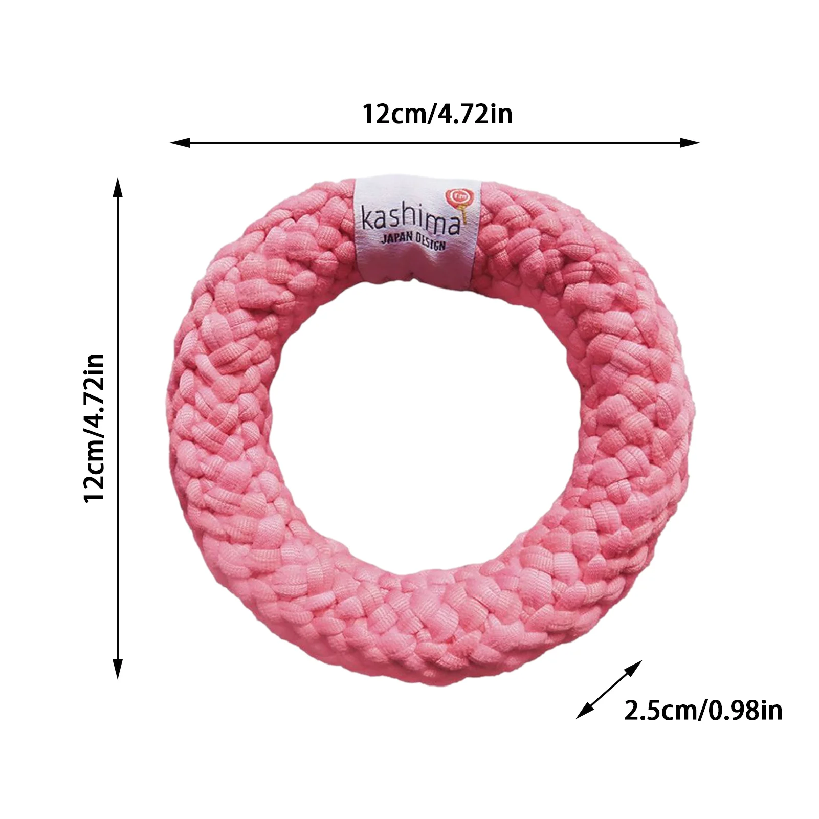 

Dog Chew Toys Washable Doughnut Cotton Rope Interactive Toy for Puppy Teeth Cleaning Healthy Chewing Toy